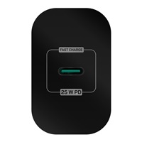 CONNECT IT Voyager2 nabíjecí adaptér 1×USB-C, 25W PD, černá