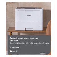 BROTHER tiskárna laserová mono HL-L6210DW - A4 50ppm 1200x1200 256MB 520listů LAN USB WIFI DUPLEX
