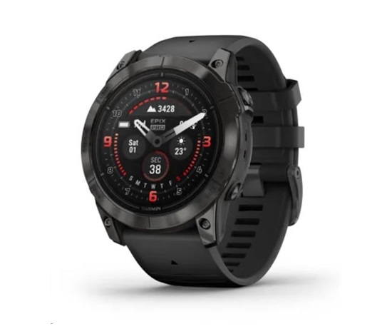 Garmin Epix PRO (Gen 2) Sapphire 51mm Carbon Gray DLC titanium / black band, EU