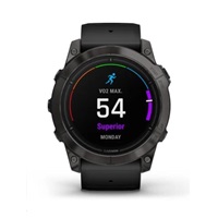 Garmin Epix PRO (Gen 2) Sapphire 51mm Carbon Gray DLC titanium / black band, EU