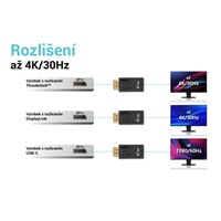 i-tec Passive DisplayPort to HDMI Adapter (max 4K/30Hz)