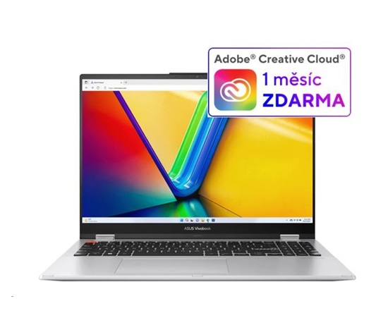ASUS NTB Vivobook Flip (TN3604YA-MC031W), R7-7730U, 16" 1920 x 1200, 16GB, 512GB SSD, Radeon Vega 7, W11 Home, Silver