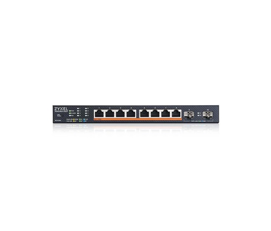 Zyxel XMG1915-10EP, 8-port 2.5GbE, 2 SFP+, 8 x PoE++ 130W Smart Switch, hybird mode, standalone or NebulaFlex Cloud