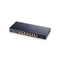 Zyxel XMG1915-10EP, 8-port 2.5GbE, 2 SFP+, 8 x PoE++ 130W Smart Switch, hybird mode, standalone or NebulaFlex Cloud
