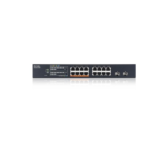 Zyxel XMG1915-18EP, 16-port 2.5GbE, 2 SFP+, 8 x PoE++ 180W  Smart Switch, hybird mode, standalone or NebulaFlex Cloud