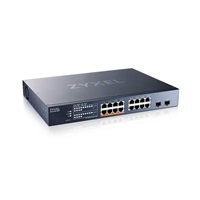 Zyxel XMG1915-18EP, 16-port 2.5GbE, 2 SFP+, 8 x PoE++ 180W  Smart Switch, hybird mode, standalone or NebulaFlex Cloud
