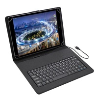 BAZAR - iGET S10C Pouzdro s klávesnicí pro 10" tablet, černé - poškozený obal