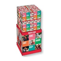 Canon foto-papír Creative pack white display 125 ks 5x5 PP-201 (40 obr.) + akrylový fotorámeček