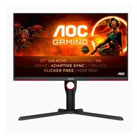 AOC MT VA LCD WLED 27" Q27G3XMN/BK - VA panel, 2560x1440, 180Hz, HDMI, DP, pivot