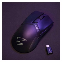 GIGABYTE Herní myš Aorus M6, Bezdrátová 2.4GHz, USB-C, černá