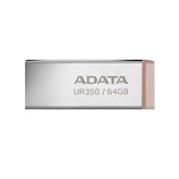 ADATA Flash Disk 64GB UR350, USB 3.2 Dash Drive, kov hnědá