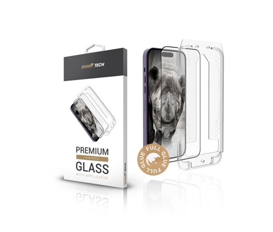 RhinoTech Tvrzené ochranné 2.5D sklo s aplikátorem pro Apple iPhone 14 Pro