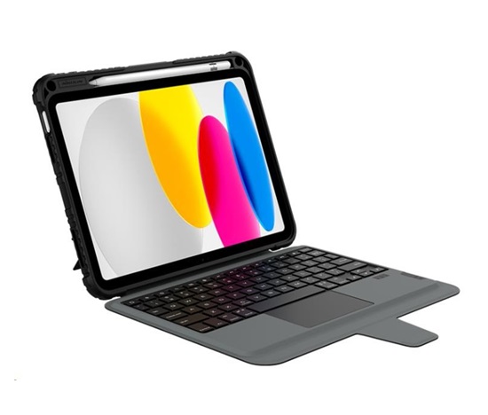 Nillkin ochranné pouzdro s vestavěnou klávesnicí pro iPad 10,9" 2022, černá