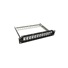 Univerzální neosazený 10" patch panel velikosti 1U určený pro 12 keystonů Solarix