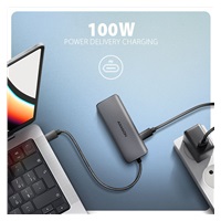AXAGON HMC-5H8K, USB 5Gbps hub, 2x USB-A, USB-C, HDMI 8k/30Hz, PD 100W, kabel USB-C 15cm