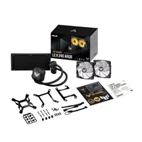 ASUS vodní chladič CPU AIO TUF GAMING LC II 240 ARGB, 2x120mm, LGA1851, AM5