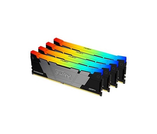 KINGSTON DIMM DDR4 128GB(Kit of 4)  3200MT/s CL16 FURY Renegade RGB