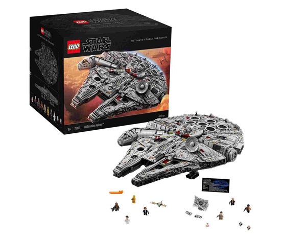 LEGO Star Wars 75192 Millennium Falcon, stavebnice, 7541 dílků, 2017