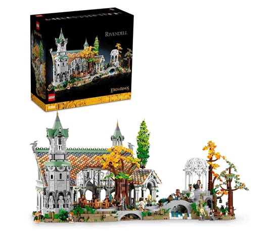 LEGO The Lord of the Rings 10316 Pán prstenů: Roklinka, 6167 dílků, 2023