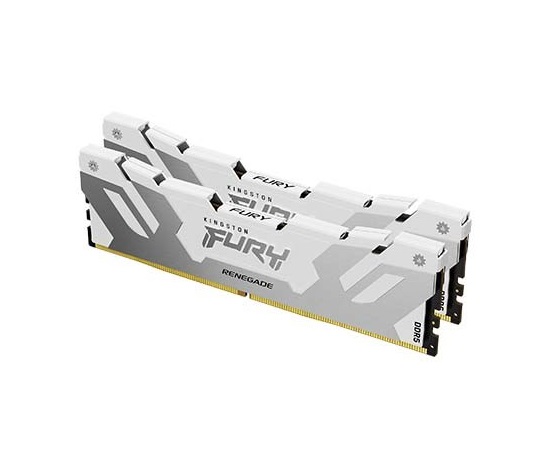 KINGSTON DIMM DDR5 32GB(Kit of 2) 7600MT/s CL38 FURY Renegade White XMP