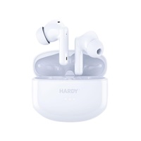 3mk bezdrátová stereo sluchátka HARDY LifePods Pro, stereo, nabíjecí pouzdro, bílá