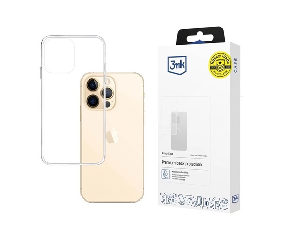 3mk Armor case pro Apple iPhone 13 Pro Max, čirý