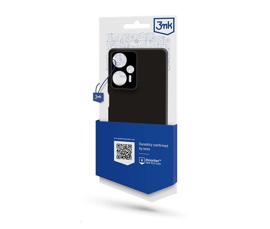 3mk ochranný kryt Matt Case pro Redmi Note 12 4G, černá