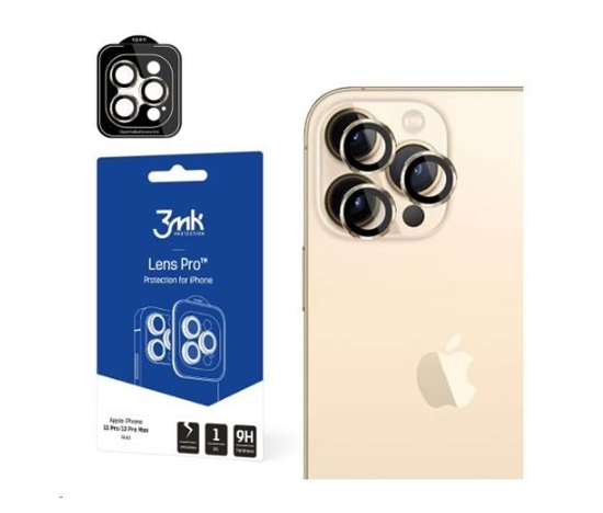 3mk Lens Protection Pro pro Apple iPhone 13 Pro / iPhone 13 Pro Max, Gold