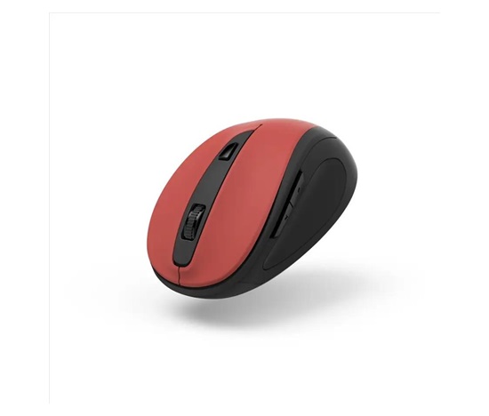 Hama bezdrátová optická myš MW-400 V2, ergonomická, červená/černá