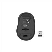 Hama bezdrátová optická myš MW-400 V2, ergonomická, žlutá/černá