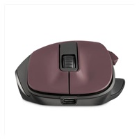 Hama bezdrátová optická myš MW-500 Recharge, nabíjatelná, tichá, bordová