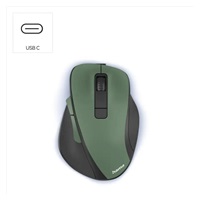 Hama bezdrátová optická myš MW-500 Recharge, nabíjatelná, tichá, lesní zelená