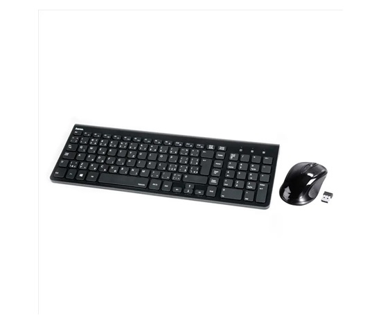 Hama set bezdrátové klávesnice a myši Trento, černý