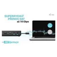 i-tec USB-C Triple 4K Display Docking Station Gen2 Pro, PD 100W