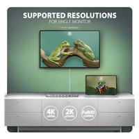 AXAGON HMC-10HLS, USB 5Gbps hub, 4x USB-A, HDMI 4k/60Hz, RJ-45 GLAN, SD/mSD, PD 100W, kabel USB-C 25cm