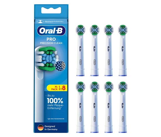 Oral-B Pro Precision Clean náhradní hlavice, 8 kusů, bílé