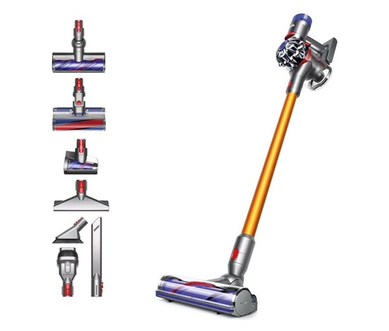 Dyson V8 Absolute 2023 tyčový vysavač, akumulátorový, bezsáčkový, filtr, na všechny druhy podlah