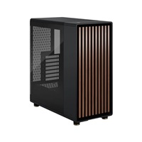 FRACTAL DESIGN skříň North Charcoal Black TG Light Tint, 1x USB 3.1 Typ-C, 2x USB 3.0, bez zdroje, ATX