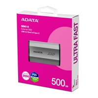 ADATA External SSD 500GB SD810 USB 3.2 USB-C, Stříbrná