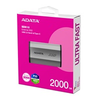 ADATA External SSD 2TB SD810 USB 3.2 USB-C, Stříbrná