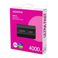 ADATA External SSD 4TB SD810 USB 3.2 USB-C, Černá