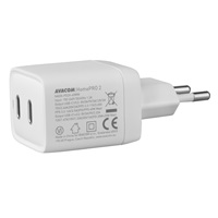 AVACOM HomePRO 2 síťová nabíječka s Power Delivery 40W se dvěma USB-C výstupy