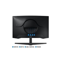 SAMSUNG MT LED LCD Gaming Monitor 27" Odyssey G55C -prohnutý, VA,1ms, 2560x1440,165Hz,HDMI,Display Port