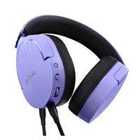 TRUST Herní sluchátka GXT 490P FAYZO, USB, fialová