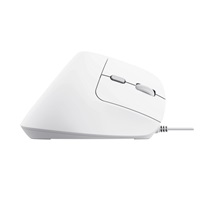 TRUST myš Bayo II Ergonomická vertikální myš, USB, bílá