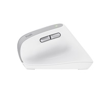 TRUST myš Bayo II Ergonomická vertikální myš, Bezdrátová, bílá