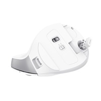 TRUST myš Bayo II Ergonomická vertikální myš, Bezdrátová, bílá