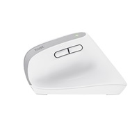 TRUST myš Bayo+ Ergonomická vertikální myš, Bezdrátová, bílá