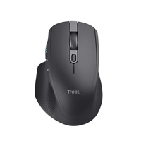TRUST Myš OZAA+, Bezdrátová, černá