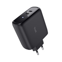 TRUST nabíječka MAXO 65W, 2x USB-C, černá